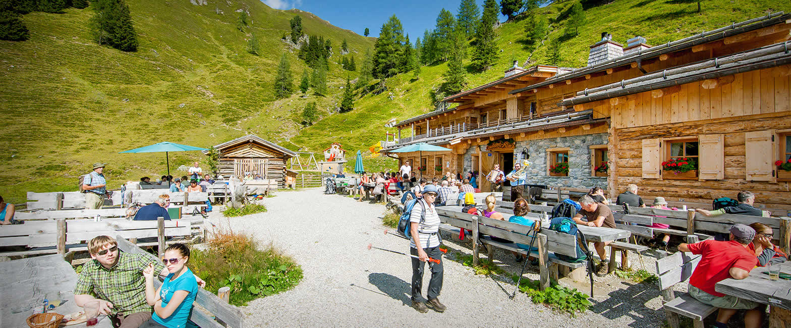 Ausflugsziel & Wandern in Großarl - Almhütte Loosbühelalm